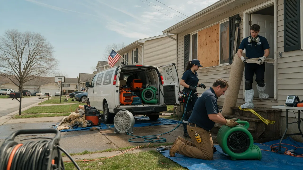 Water Damage Restoration in Wheeling, MO near me